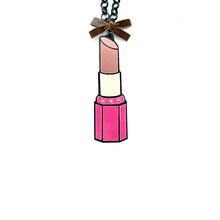 Carica l&#39;immagine nel visualizzatore di Gallery, COLLANA LIPSTICK MARRONE - malikaforhappypeople
