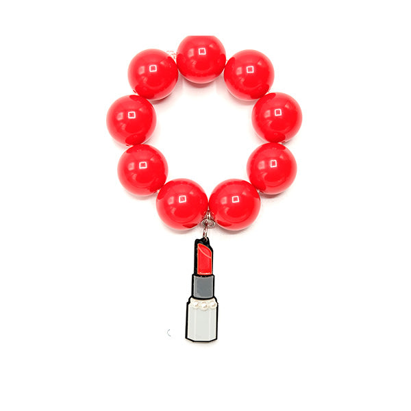 BRACCIALE MAXI LIPSTICK GRIGIO - malikaforhappypeople