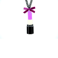 Load image into Gallery viewer, COLLANA LIPSTICK VIOLA - malikaforhappypeople
