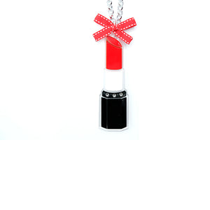 COLLANA LIPSTICK ROSSA - malikaforhappypeople