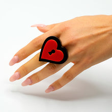 Carica l&#39;immagine nel visualizzatore di Gallery, ANELLO LOVE LOCKED ROSSO  - malikaforhappypeople
