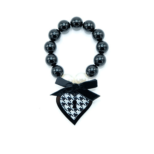 BRACCIALE LOVE LOCKED PIED DE POULE  - malikaforhappypeople