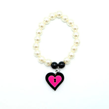 Load image into Gallery viewer, BRACCIALE MINI LOVE LOCKED FUCSIA  - malikaforhappypeople
