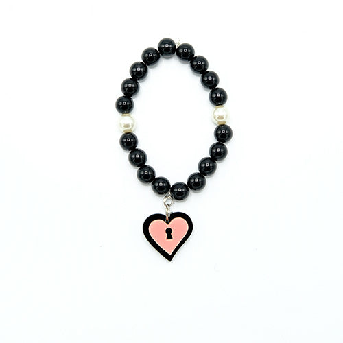 BRACCIALE MINI LOVE LOCKED ROSA  - malikaforhappypeople