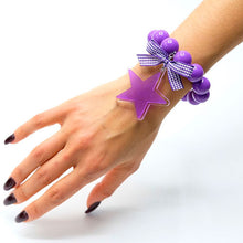 Carica l&#39;immagine nel visualizzatore di Gallery, BRACCIALE STAR VIOLA - malikaforhappypeople
