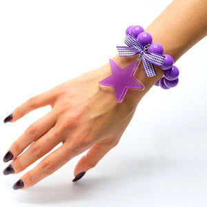 BRACCIALE STAR VIOLA - malikaforhappypeople